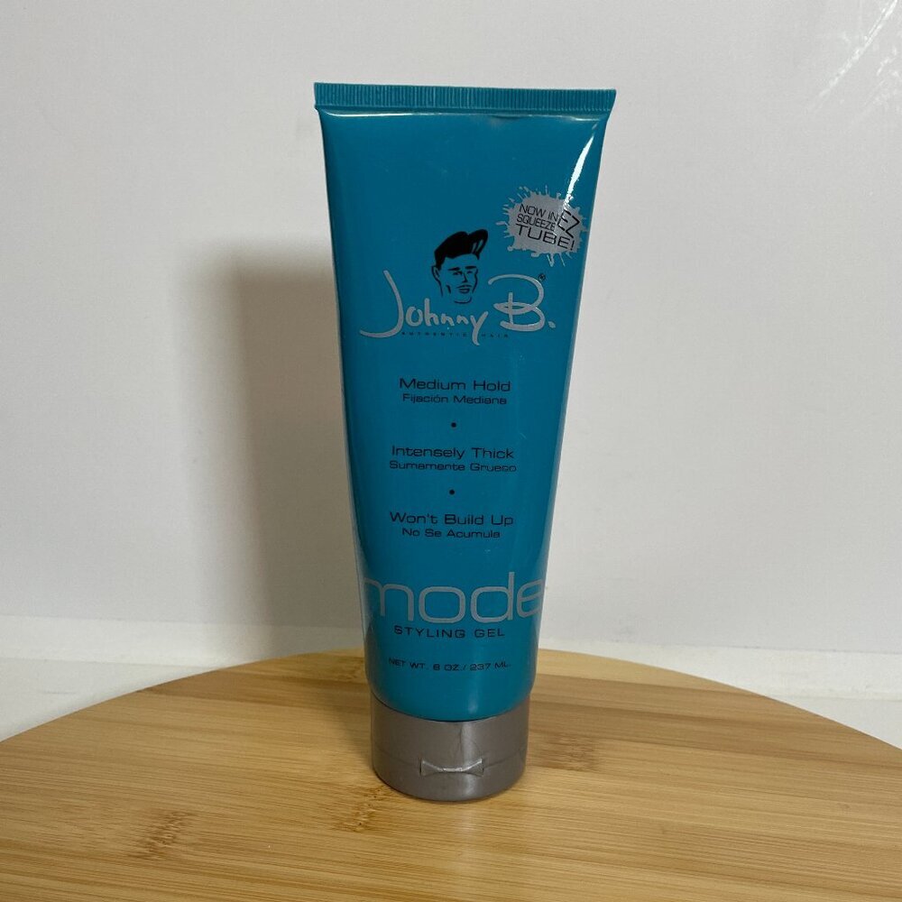 Johnny B. Mode Hair Styling Gel 8 oz Medium Hold All Hair Types
